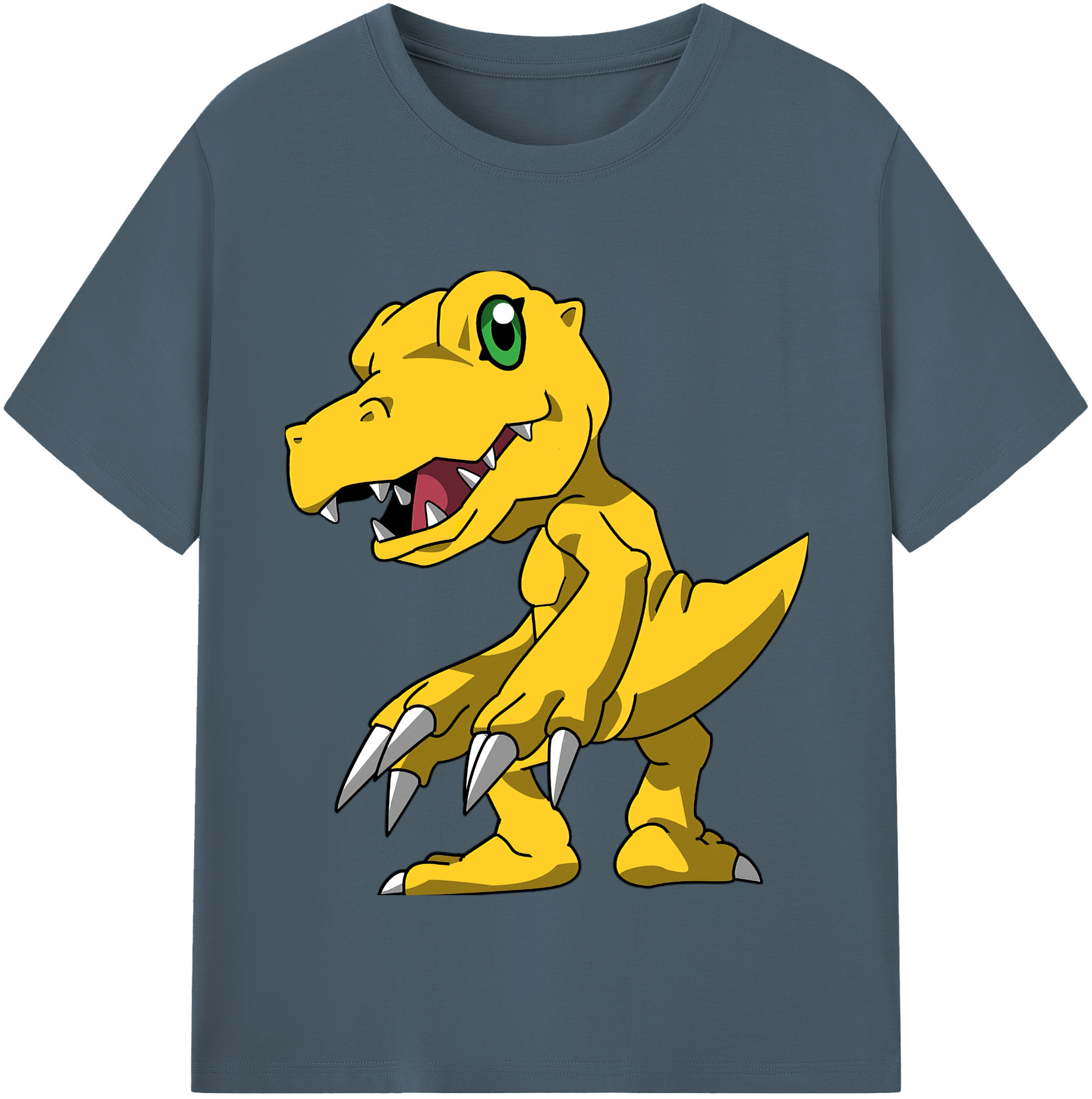 （画像用） Digimon デジタルモンスター/デジモン 綿100％半袖Tシャツ（フロントプリント）